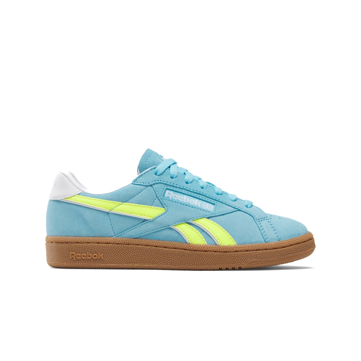Reebok Club C Grounds Digital Blue Acid Yellow Gum