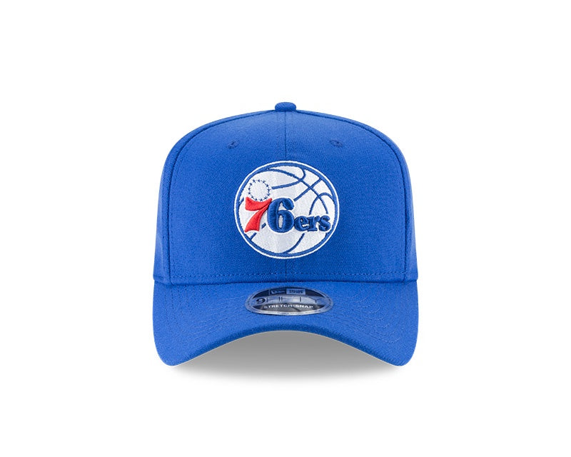 New Era 76ers Blue 9Fifty Stretch Fit Cap