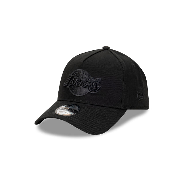 New Era 9Forty A Frame Lakers Black on Black