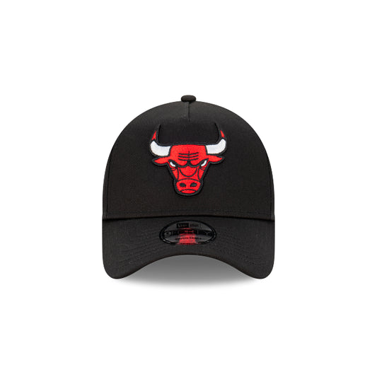 New Era 9Forty A Frame Chicago Bulls Black Red