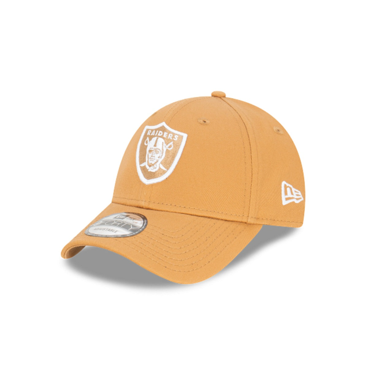 New Era 9Forty Raiders Wheat White