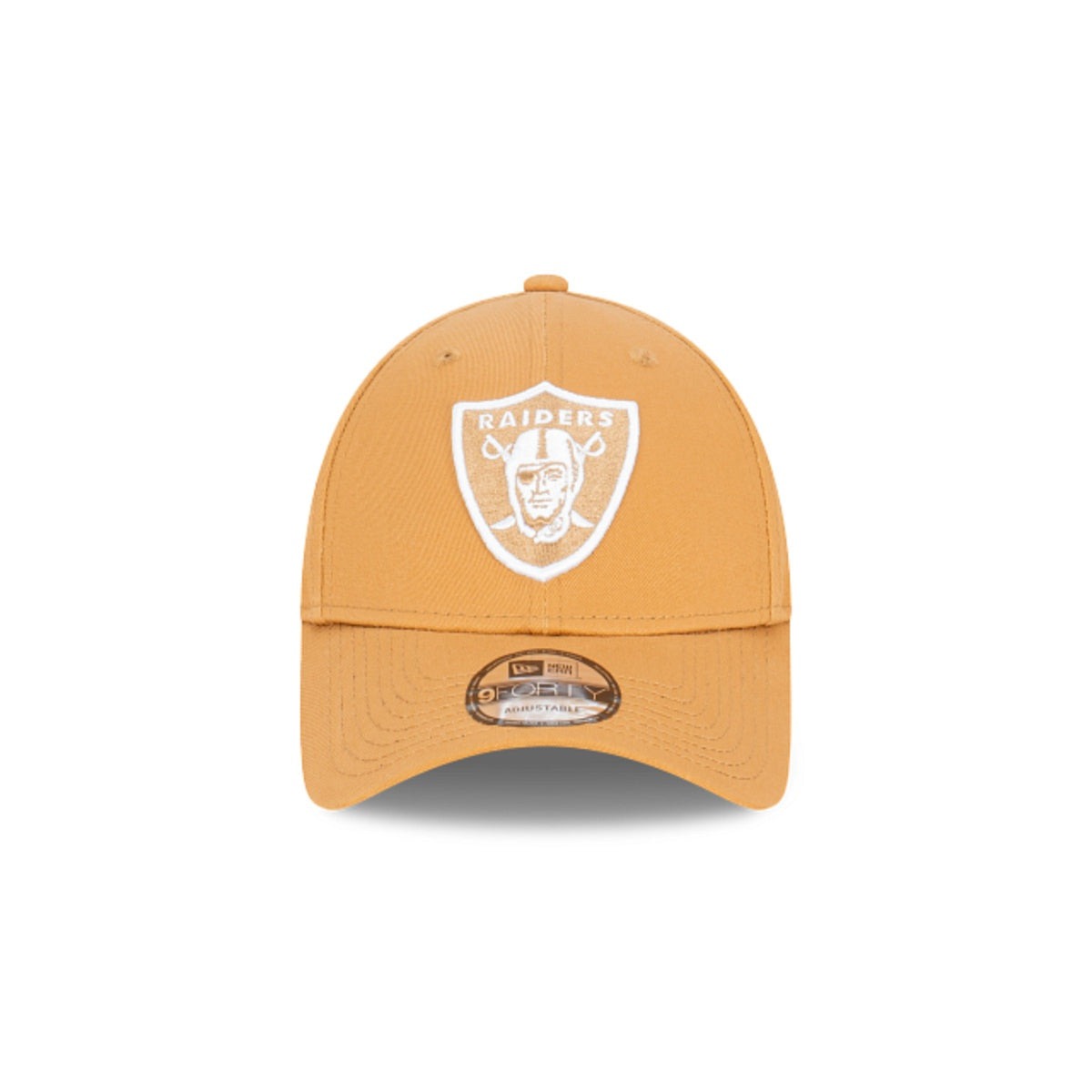 New Era 9Forty Raiders Wheat White
