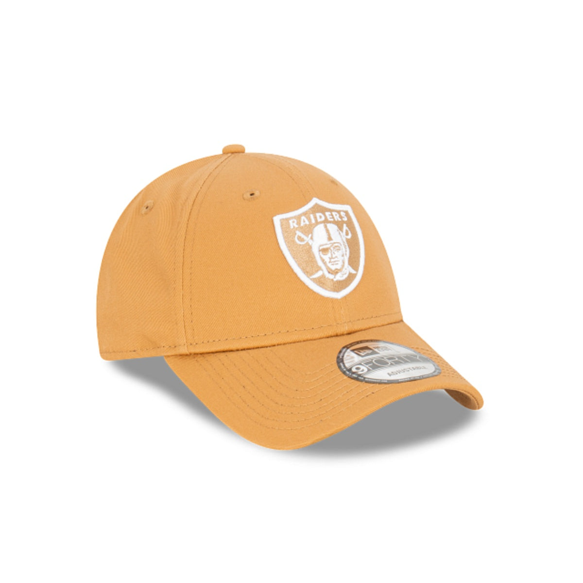 New Era 9Forty Raiders Wheat White