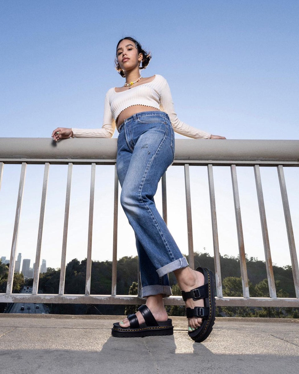 Dr Martens Myles Sandal Black