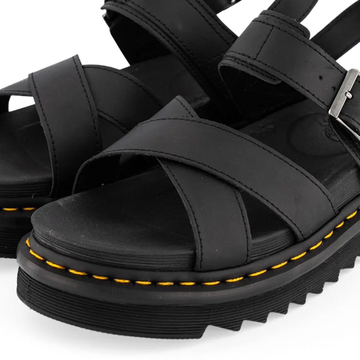 Dr Martens Voss II Cross Strap Sandal Black Hydro