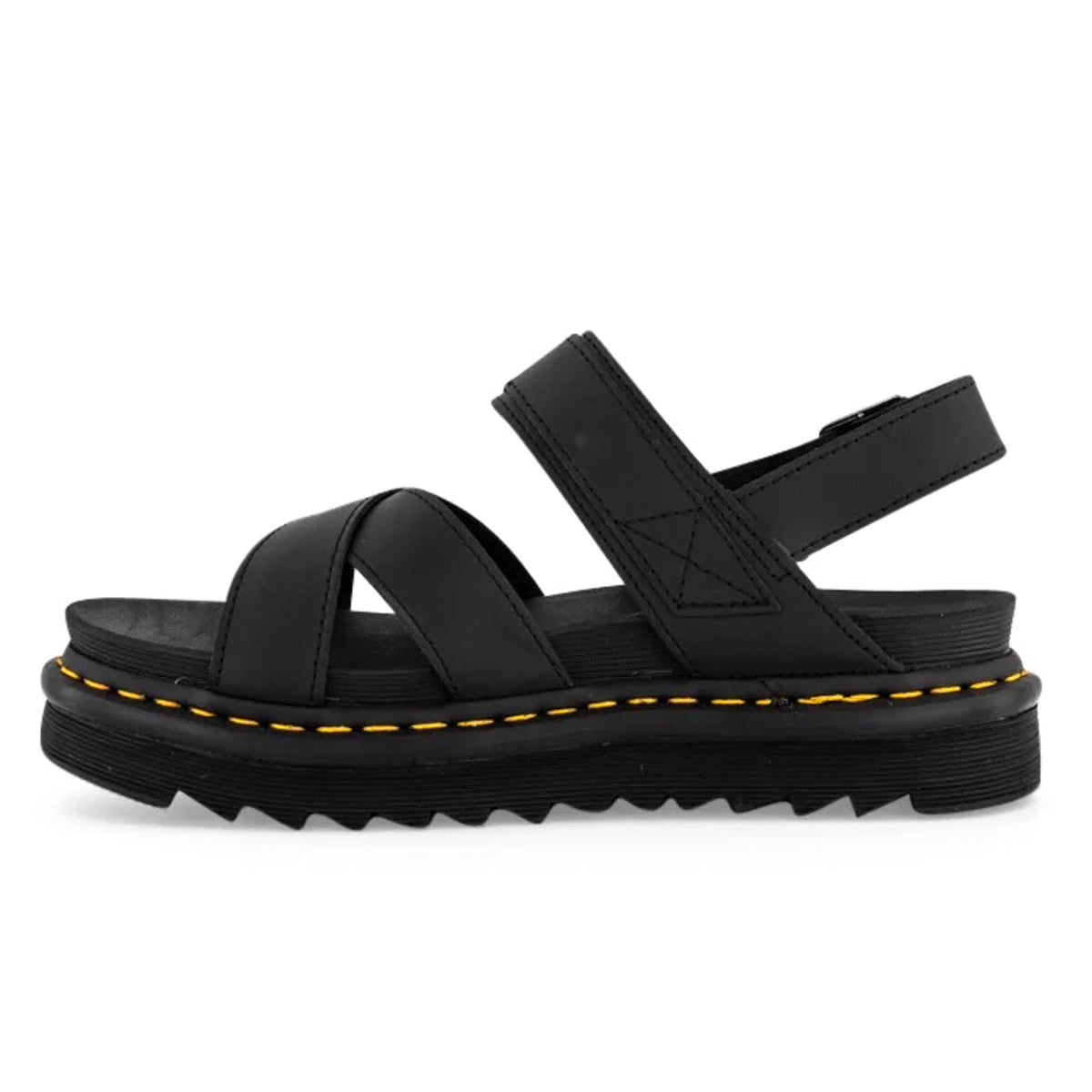 Dr Martens Voss II Cross Strap Sandal Black Hydro