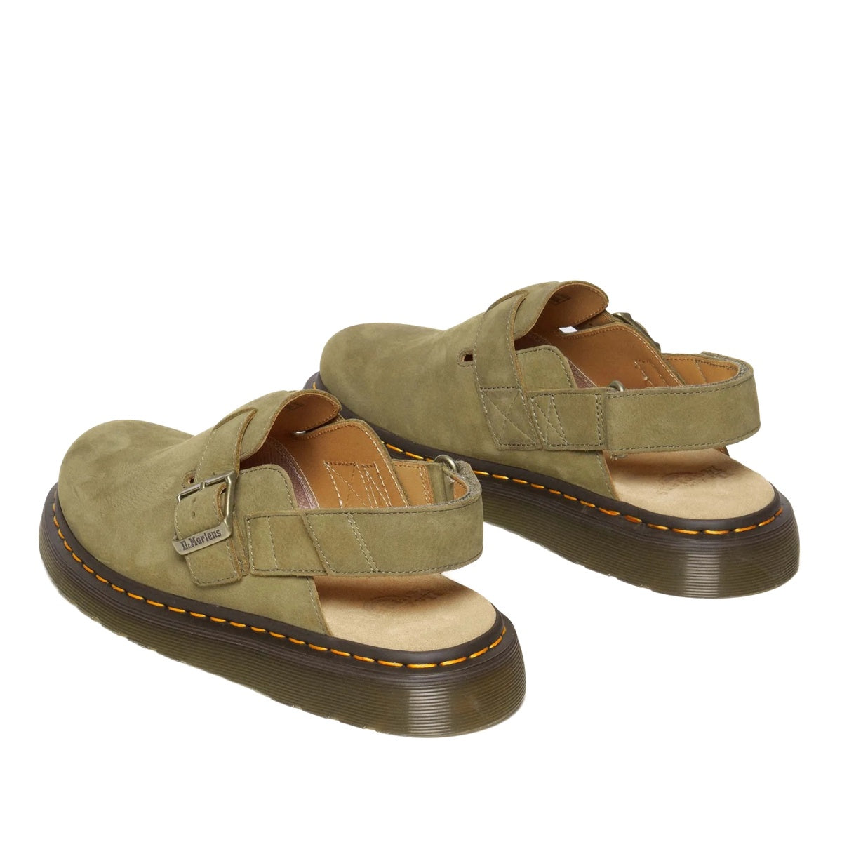 Dr Martens Jorge II Muted Olive Tumbled Nubuck - Last Pair UK7