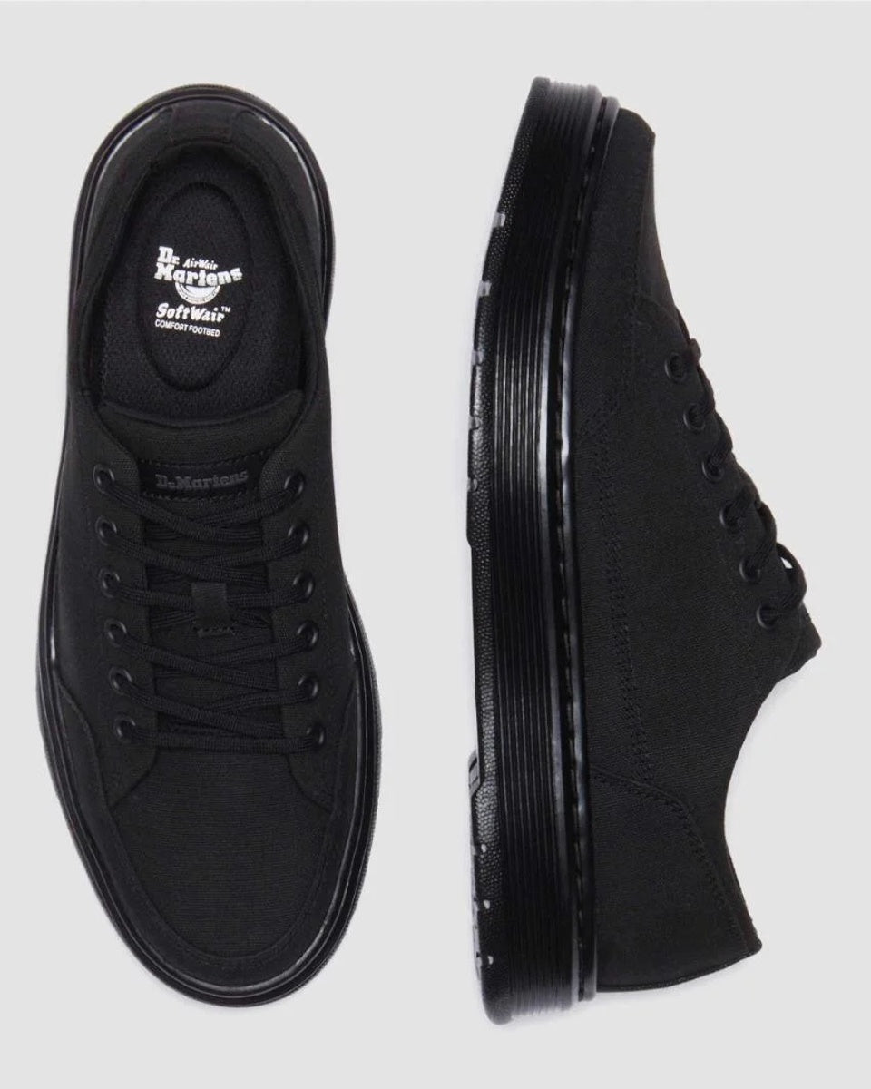 Dr Martens Brookline Canvas 6 Eye Black