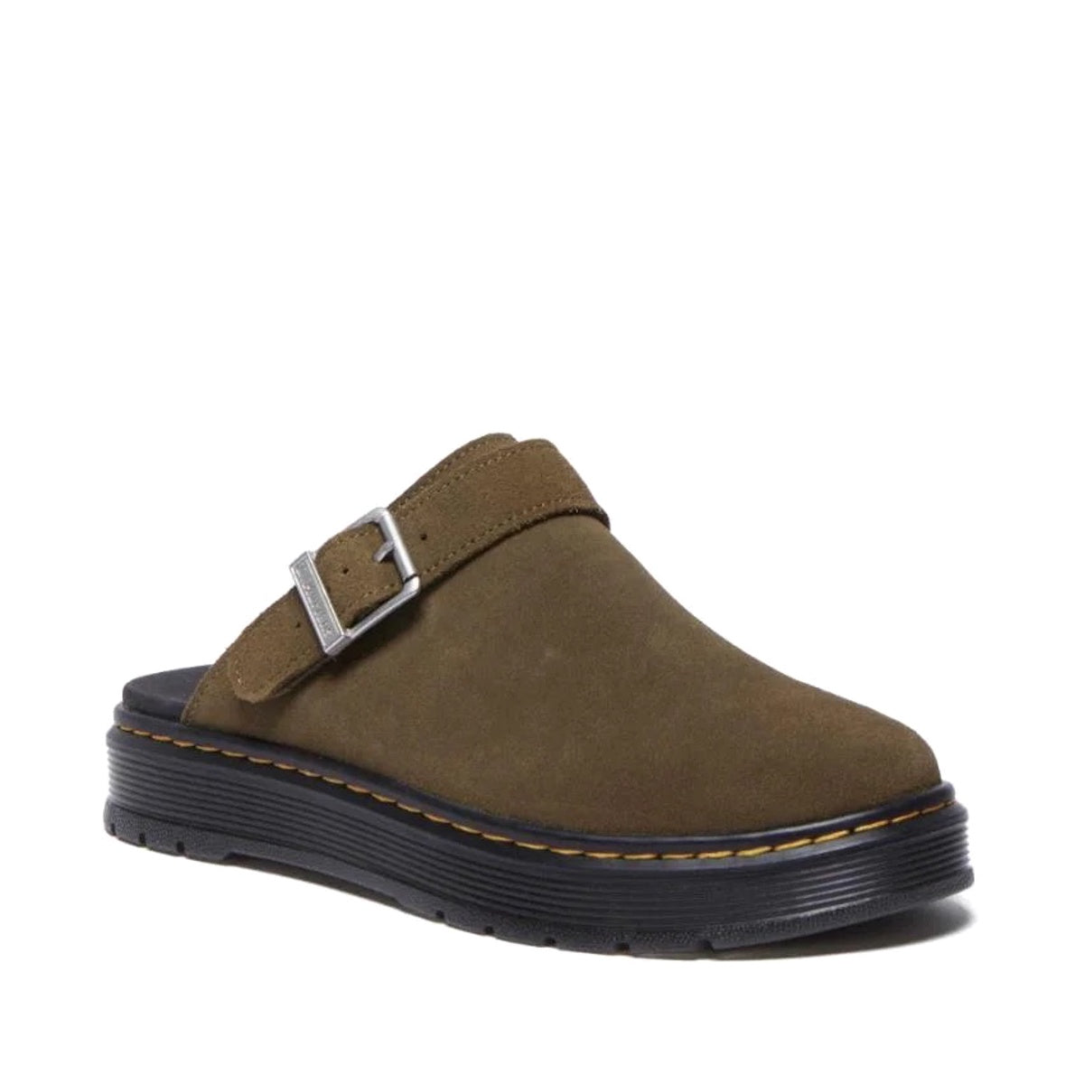 Dr Martens Brookline Mule DMS Olive Bronx Suede