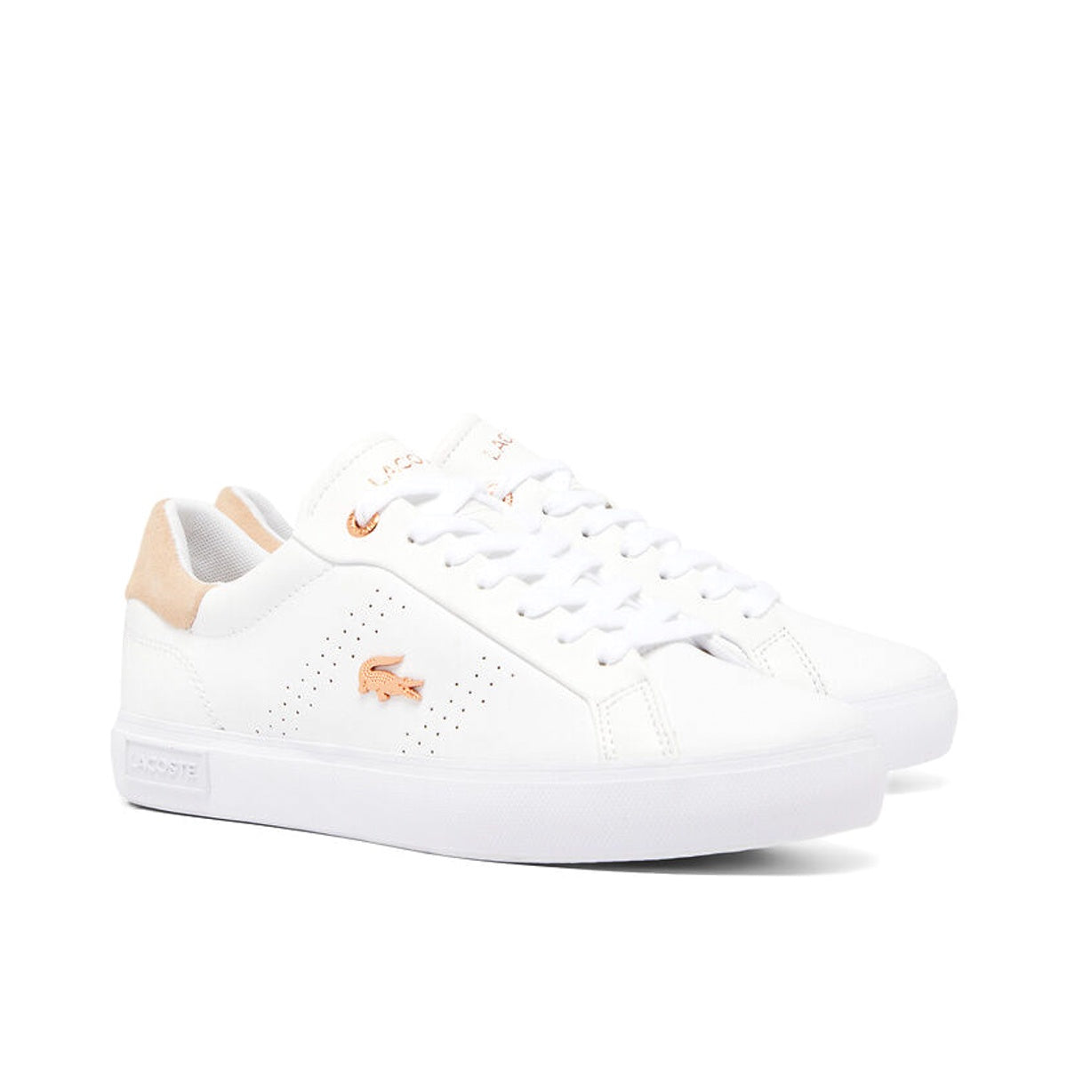 Lacoste Powercourt 2.0 White Light Pink