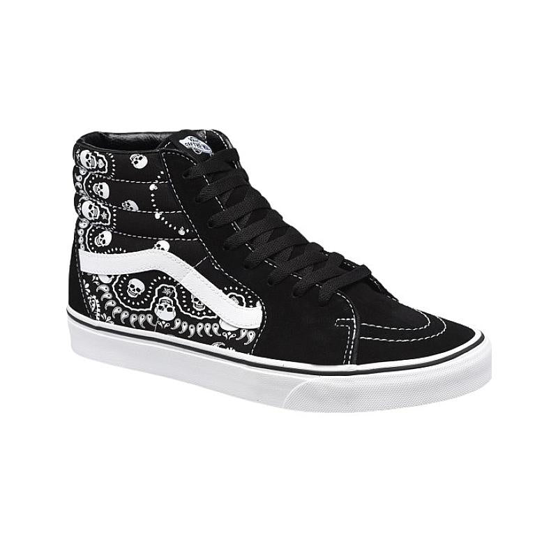 Vans Sk8 Hi Bandana Black True White VNA32QGD9S