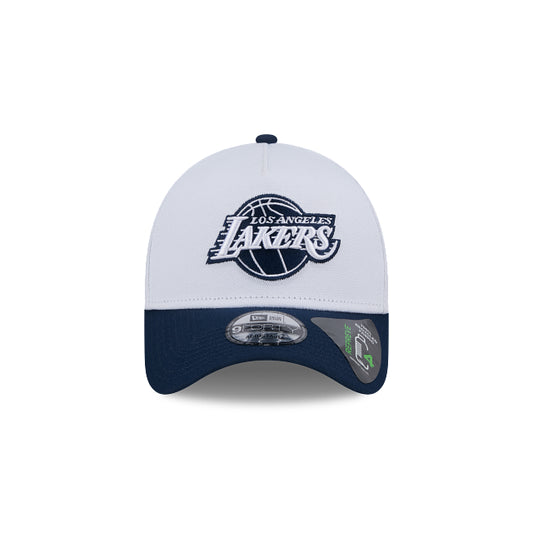 New Era 9Forty AFrame Lakers 2 Tone White Blue