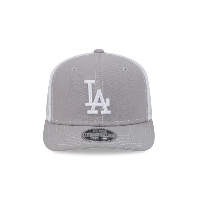 New Era 970 Light Grey Trucker LA Dodgers Cap