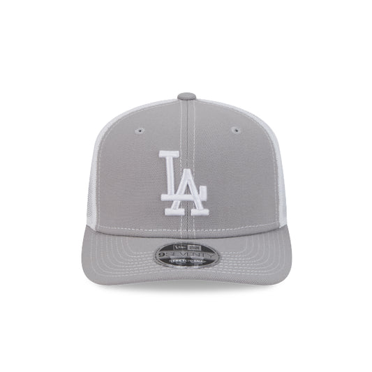New Era 970 Light Grey Trucker LA Dodgers Cap