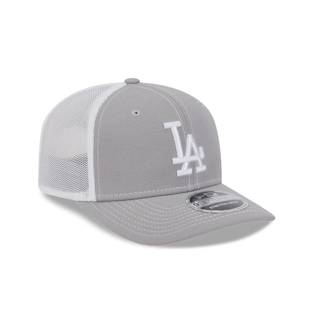 New Era 970 Light Grey Trucker LA Dodgers Cap