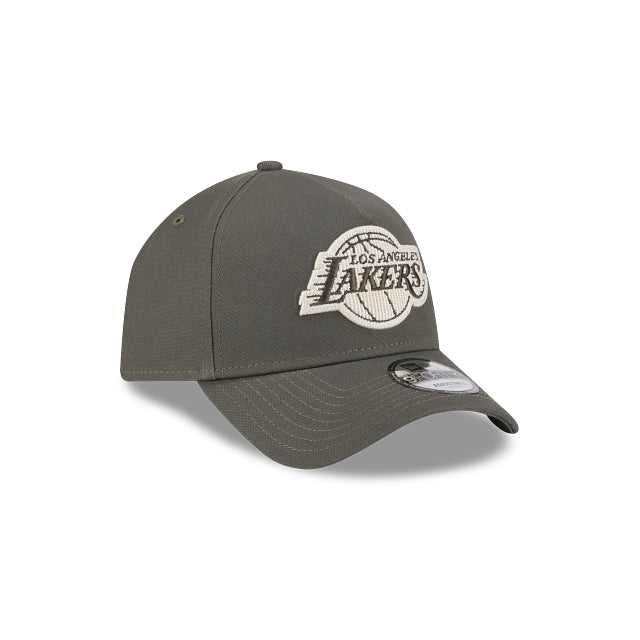 New Era 9Forty AFrame MSS Canvas Chain Stitch Lakers MOS