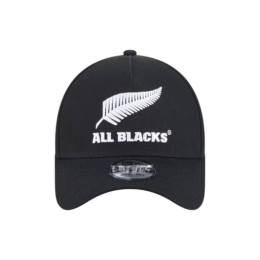 New Era 9Forty A Frame All Blacks Black White