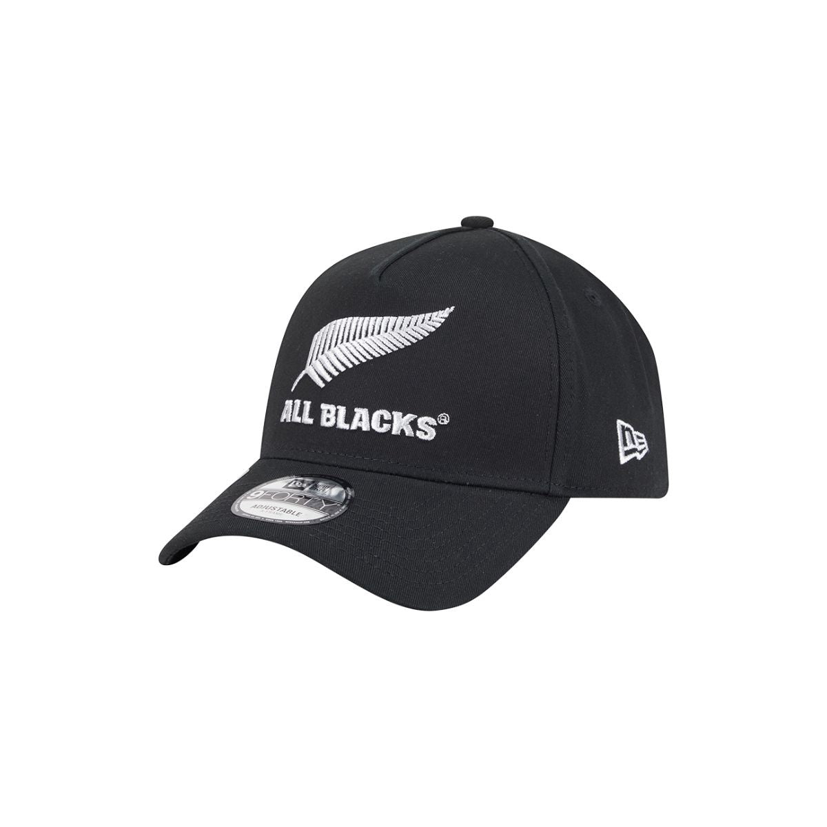 New Era 9Forty A Frame All Blacks Black Metal Silver