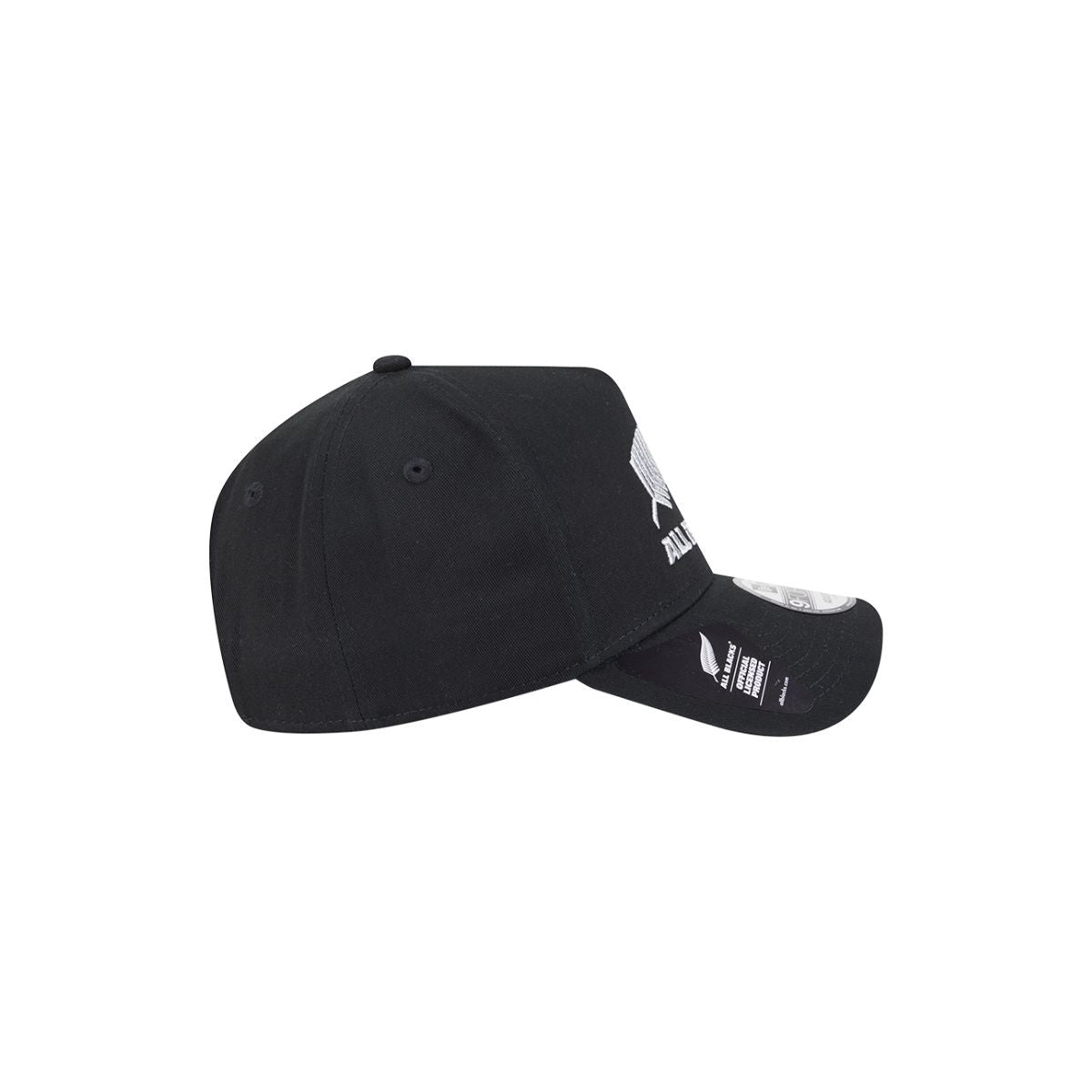 New Era 9Forty A Frame All Blacks Black Metal Silver