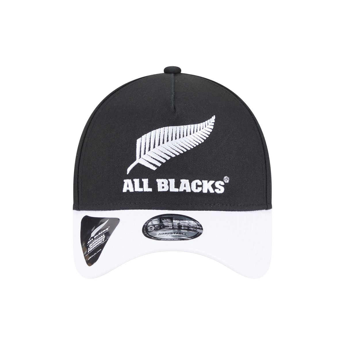 New Era 9Forty A Frame All Blacks Black White 2 Tone