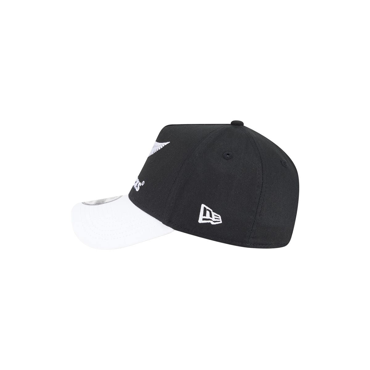 New Era 9Forty A Frame All Blacks Black White 2 Tone