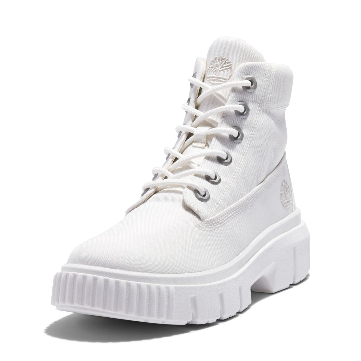 Timberland Womens Greyfield Boot White Canvas Last Pair US10