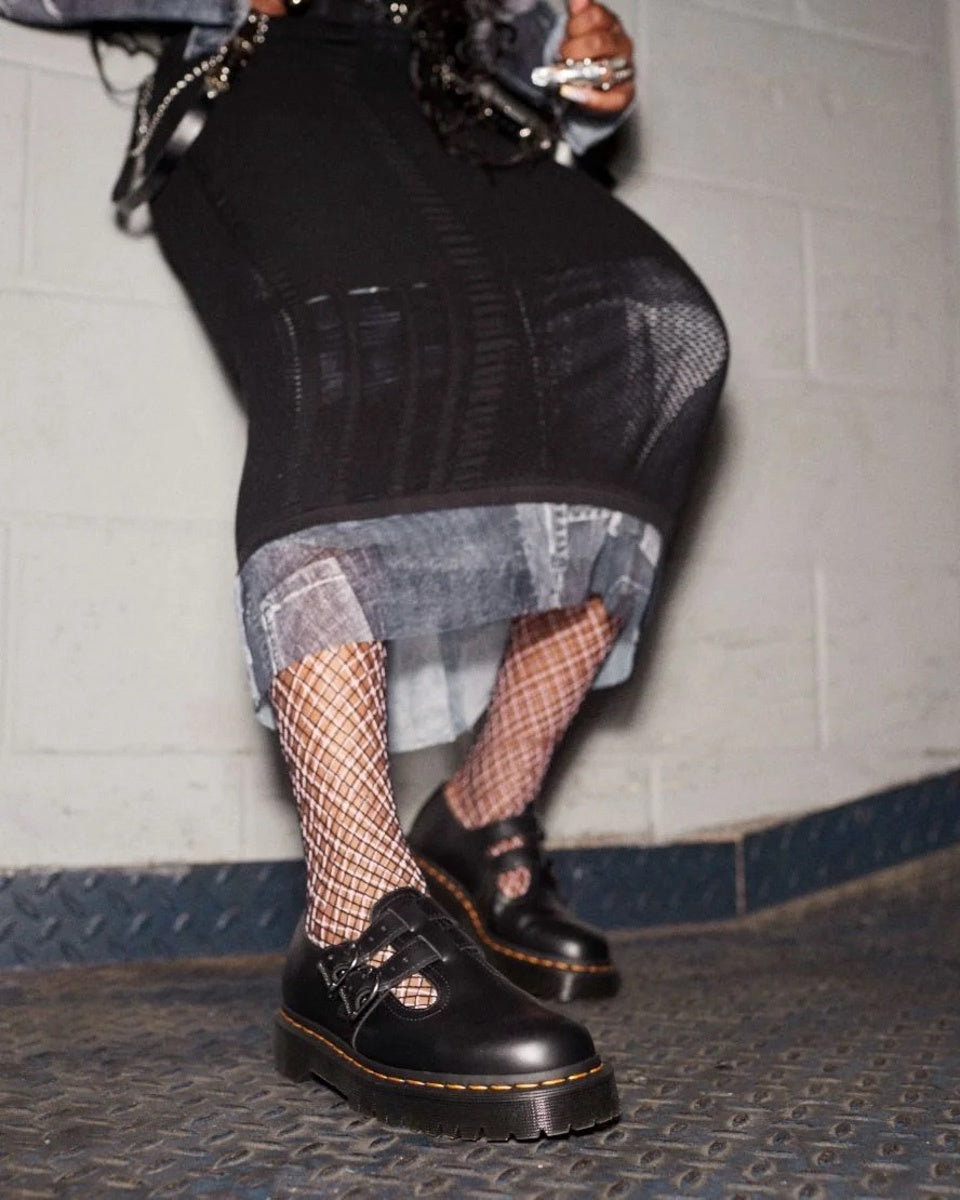 Dr Martens 8065 Bex Mary Jane Shoe Black Smooth