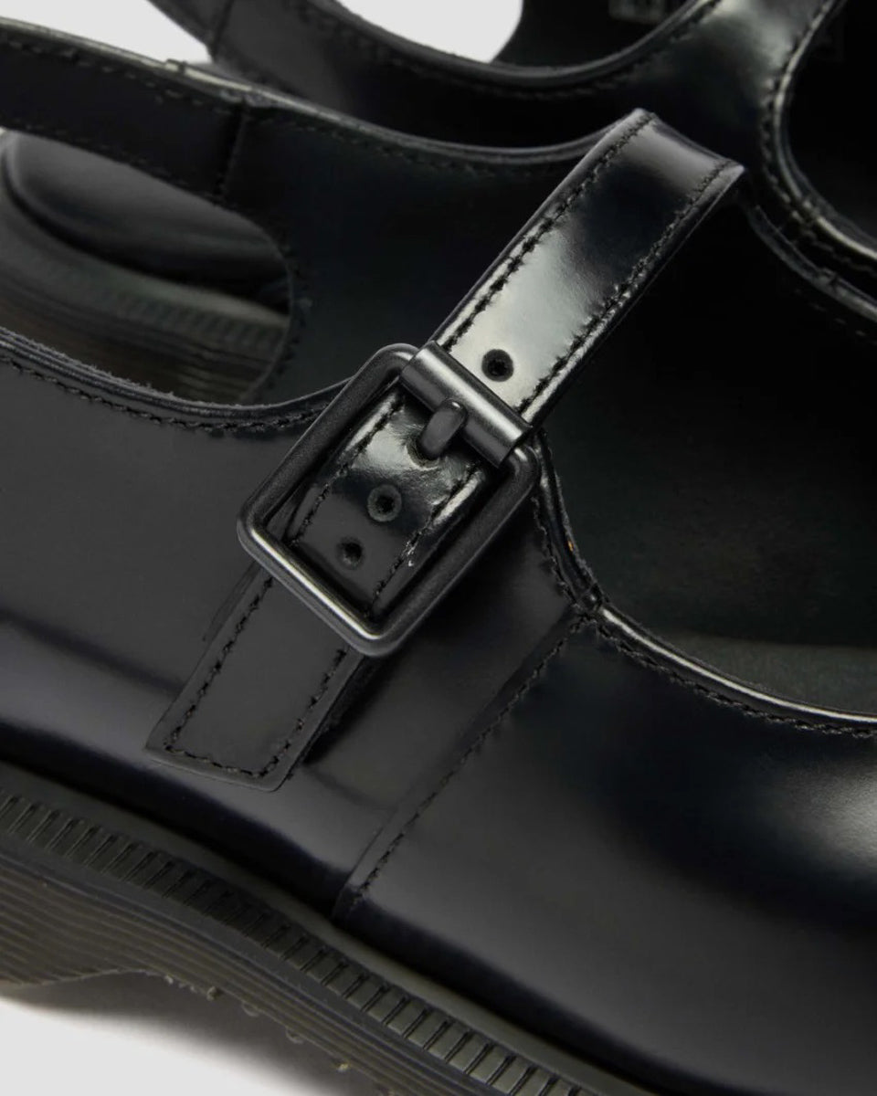 Dr Martens Madaline Mary Jane Black Smooth