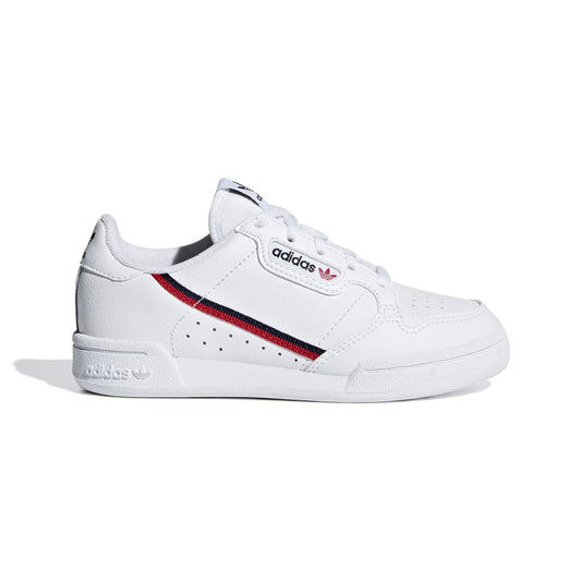 Adidas Junior Continental 80 C White Laces