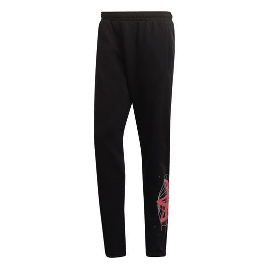 Adidas Behind Pant Black Turbo Pink
