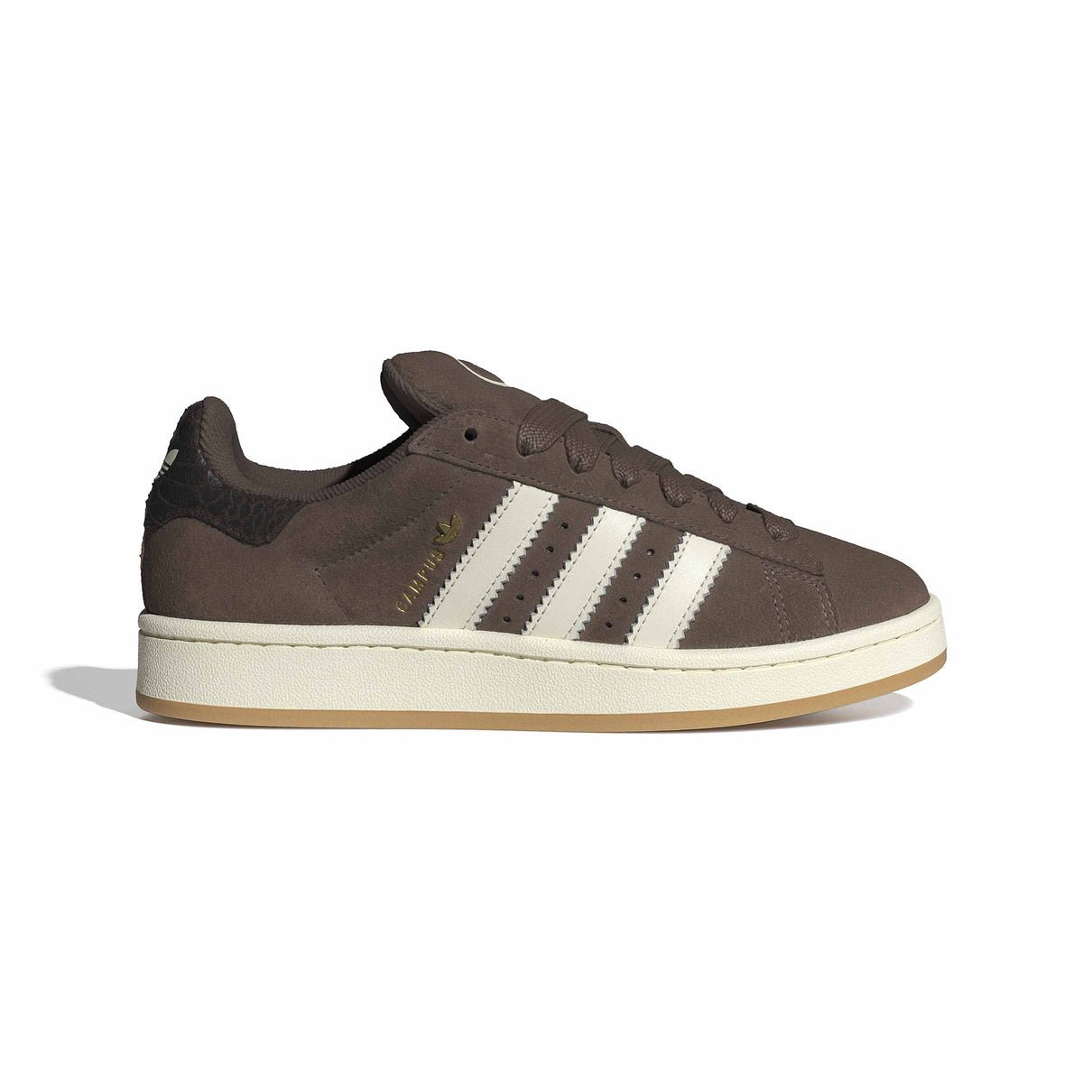 Adidas Campus Earth Brown White Stripe Womens Sneaker