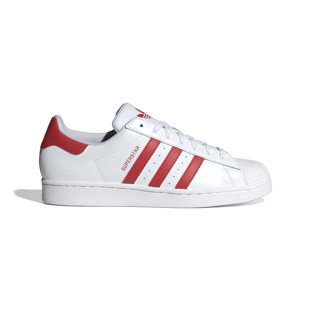 Adidas Superstar White/Better Scarlet