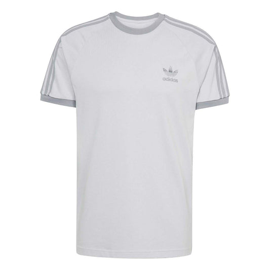 Adidas 3 Stripe Tee Grey on Grey