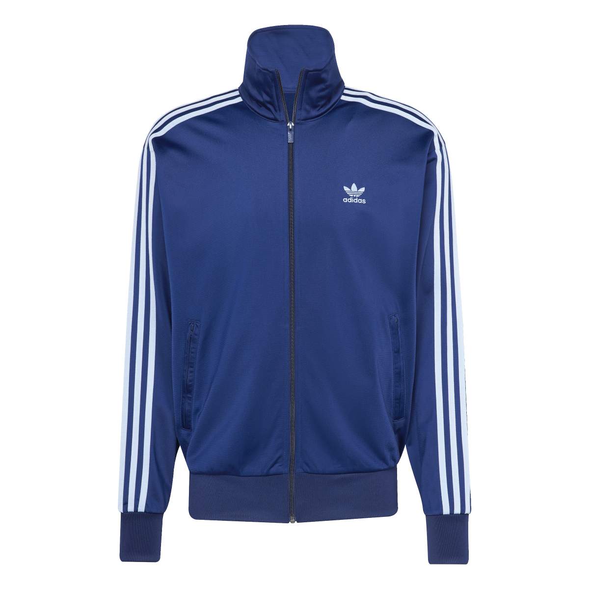 Adidas Firebird Mens Track Top Blue on Blue