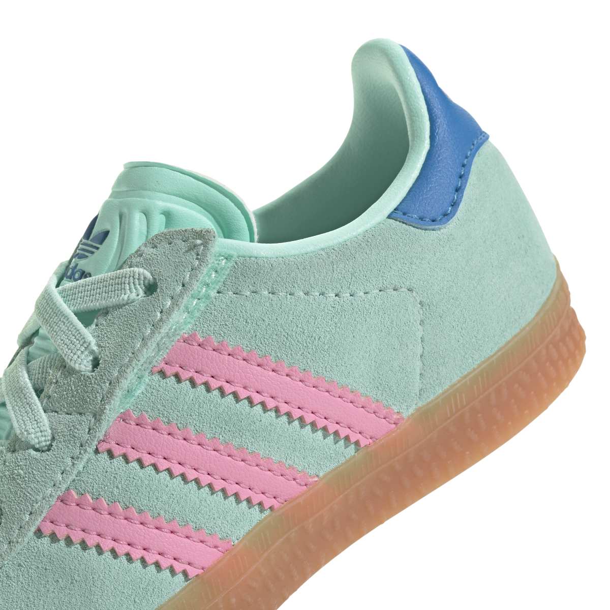 Adidas Gazelle J Blue Mint Green Pink Kids Sneaker - Last Pair US 7c