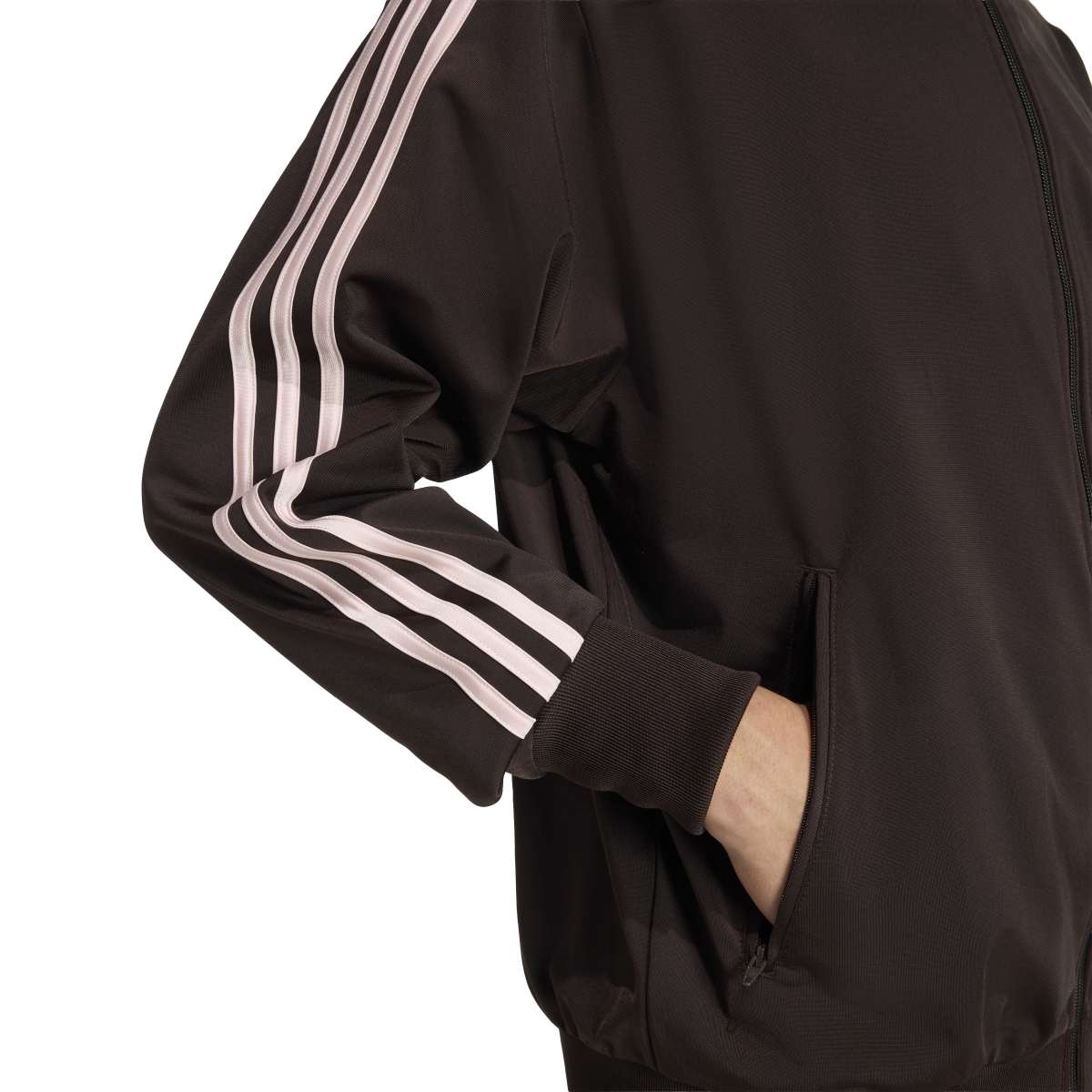 Adidas Firebird Mens Track Top Dark Brown