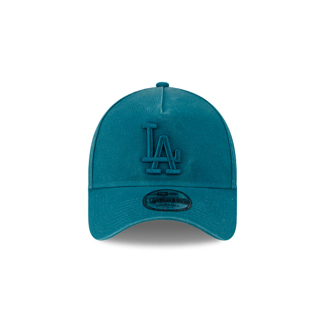 New Era 9Forty AFrame LA Dodgers Cap Teal Vintage Washed