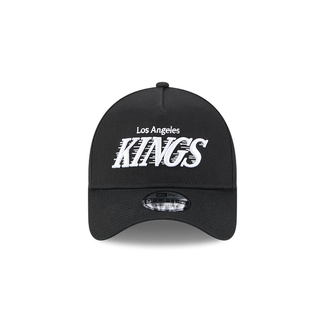 New Era 9Forty AFrame LA Kings Cap Black White Logo