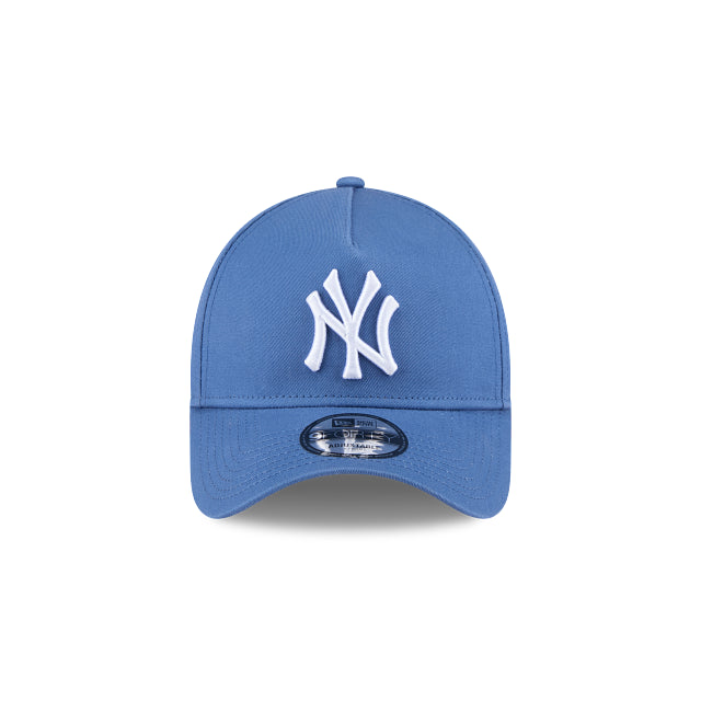 New Era 9Forty AFrame NY Yankees Cap Indigo White Logo