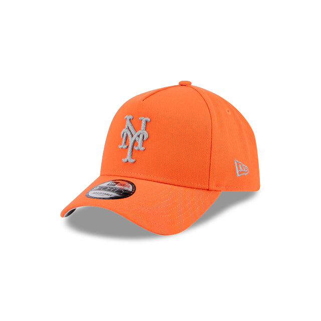 New Era 9Forty AFrame New York Mets Cap Orange HiViz Reflective