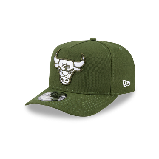 New Era 9Fifty AFrame Chicago Bulls Green Cap