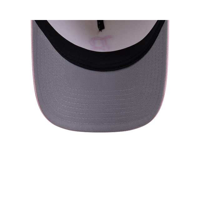 New Era 9Forty AFrame LA Dodgers Cap 2Tone White Pink Logo