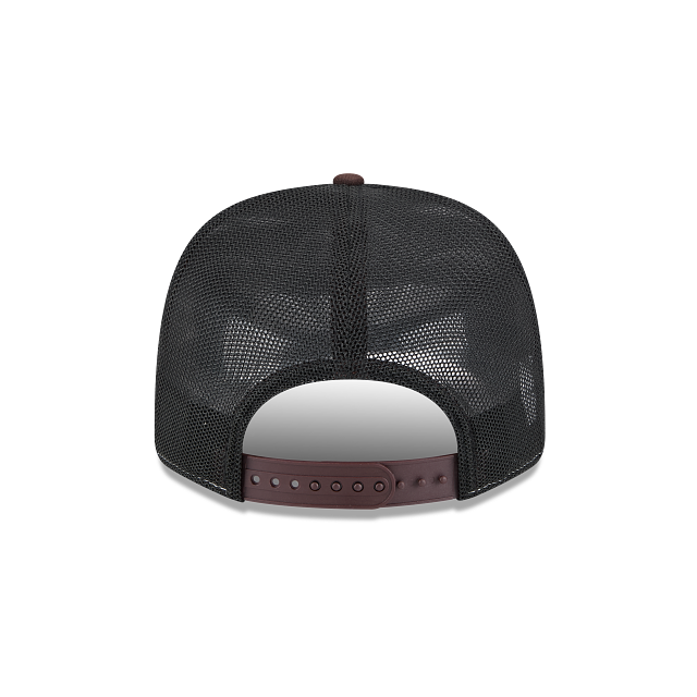 New Era 9Seventy Mesh Snapback NY Yankees Cap Brown Black Logo