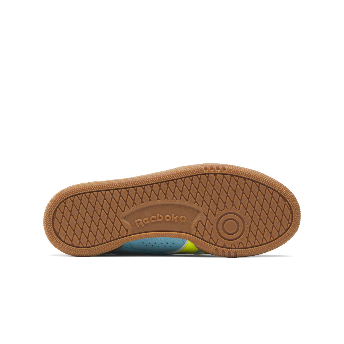 Reebok Club C Grounds Digital Blue Acid Yellow Gum