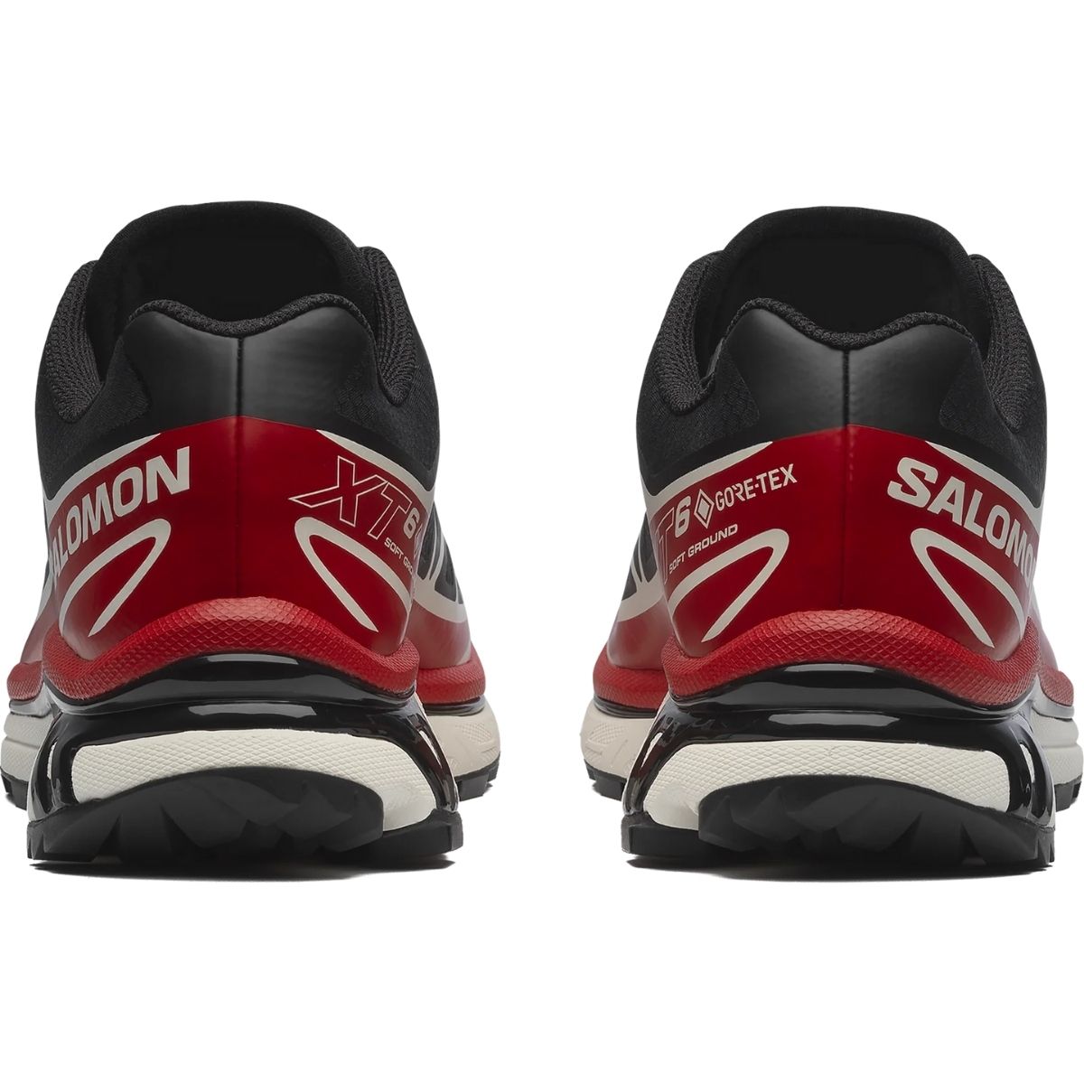 Salomon XT6 GTX Black Flame Scarlet Vanilla Ice