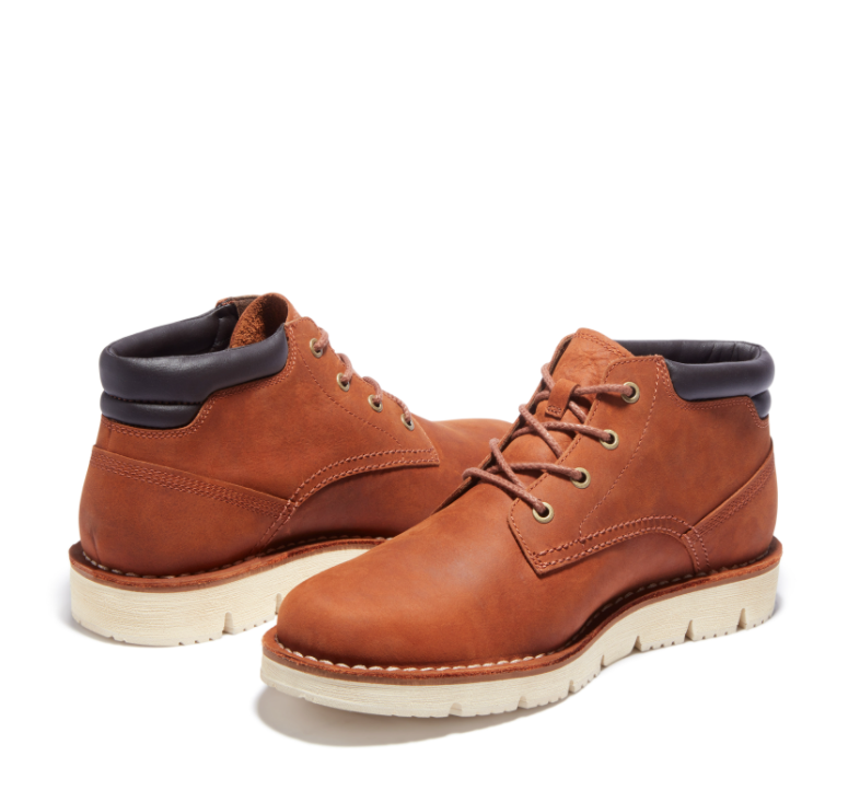 Timberland Mens Westmore Chukka Rust Full Grain