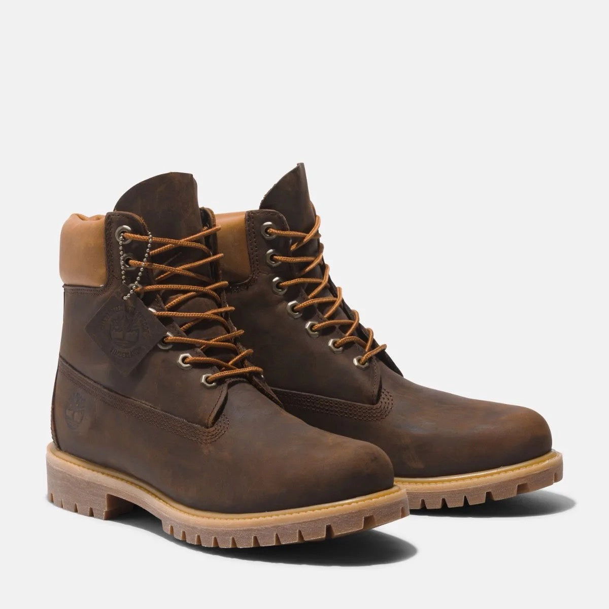 Timberland 6Inch Premium Mid Brown Regenerative Leather