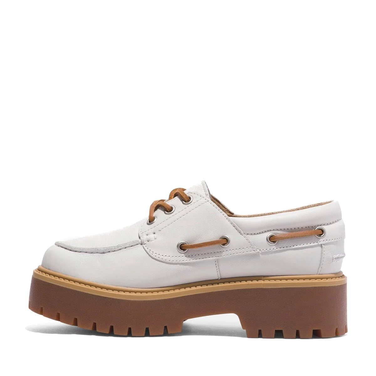 Timberland Stone Street 3 Eye Lug White