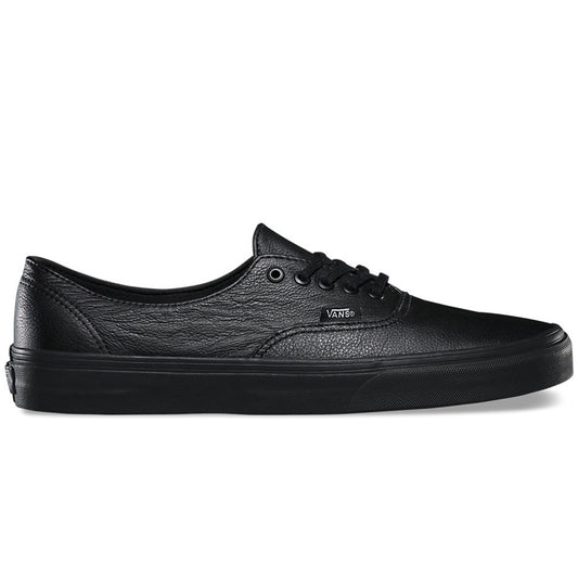 Vans Authentic Black Black Leather JRAL3B