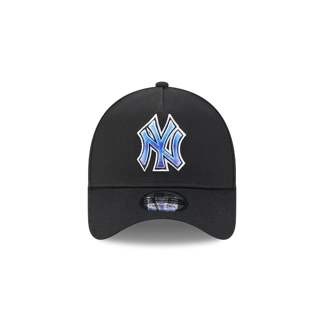 New Era 9Forty AFrame NY Yankees Cap Black Deep Sea Blend Logo